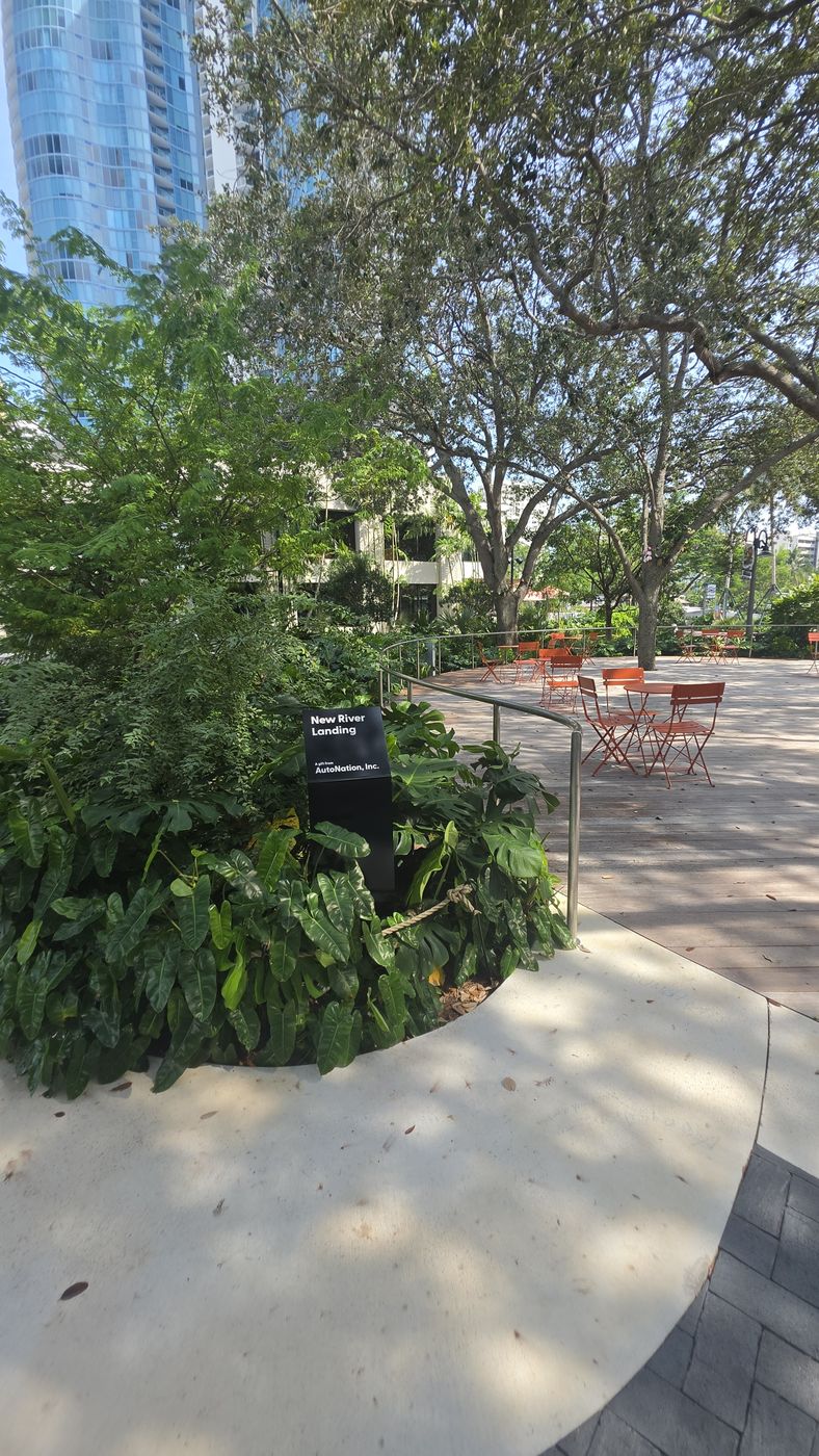 Garden café tables